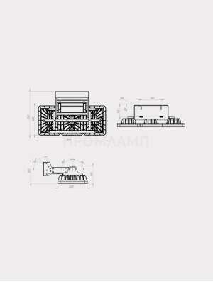 Размеры светильника TL-SPORT APS 300 850 W